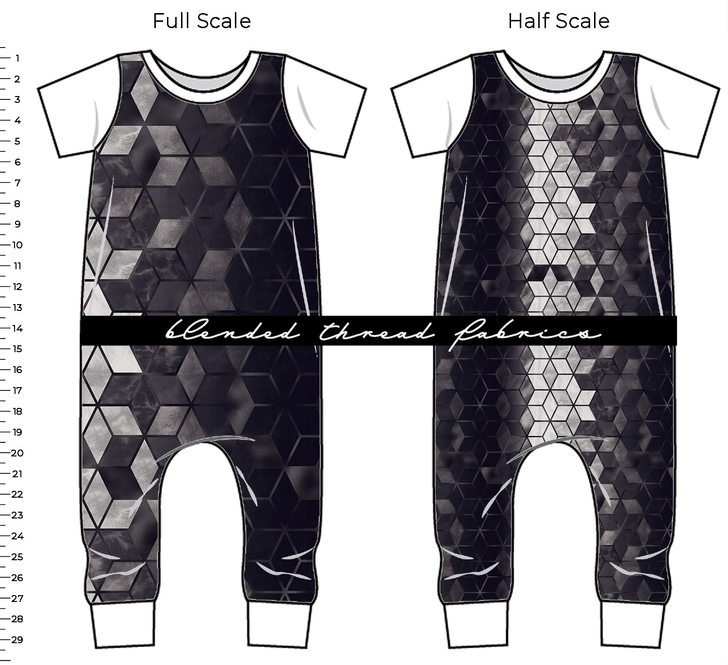 PRE ORDER - Shadow Geo – Blended Thread Fabrics