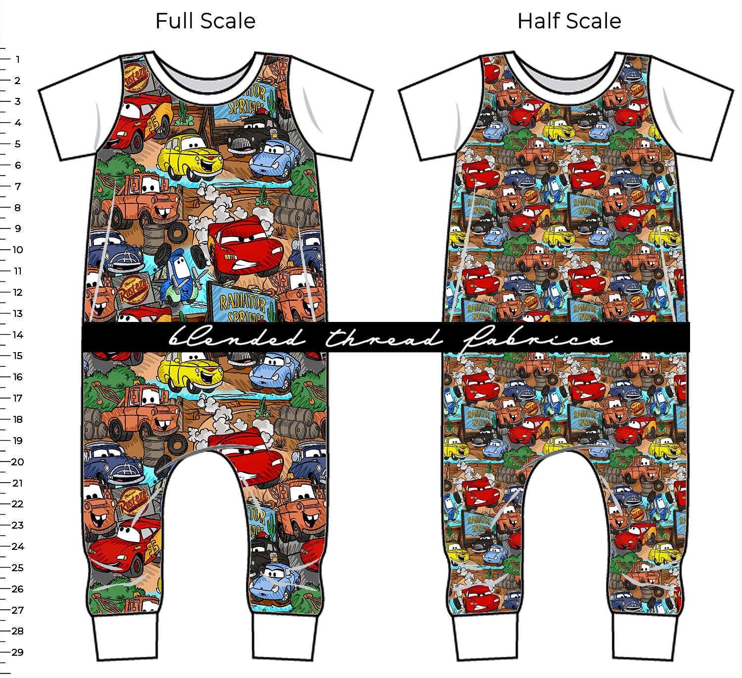 PRE ORDER - Cartoon Sketchy Cars