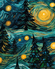 PRE ORDER - Starry Night Pine Trees