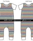 PRE ORDER - Stripe Burlap Rainbow