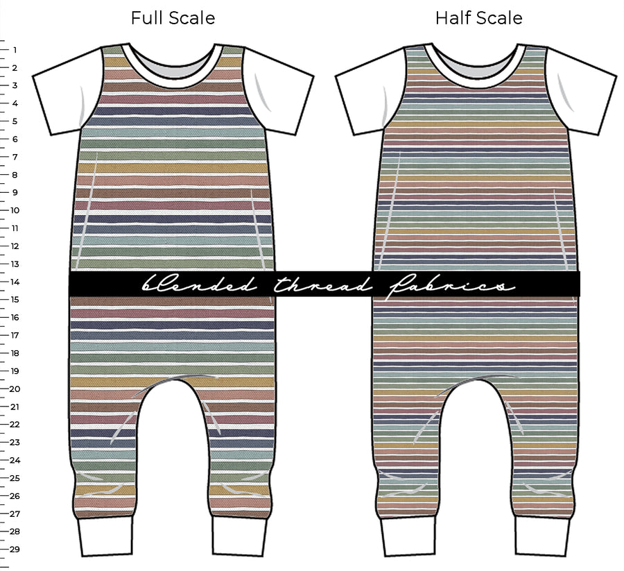 PRE ORDER - Stripe Burlap Rainbow