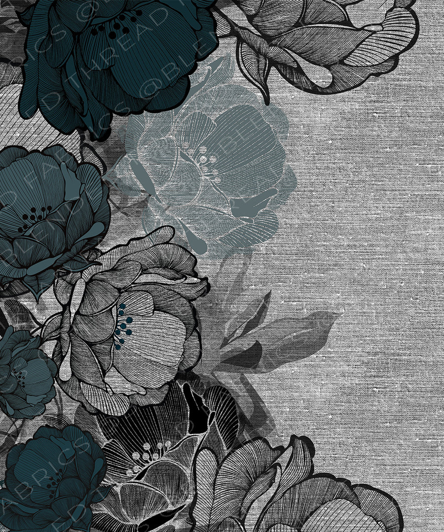 PRE ORDER - Teal Anemone Border