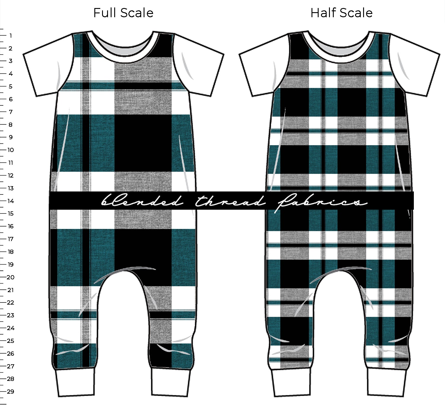 PRE ORDER - Teal Plaid – Blended Thread Fabrics