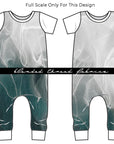 PRE ORDER - Teal Smoked Mist Tall Panel