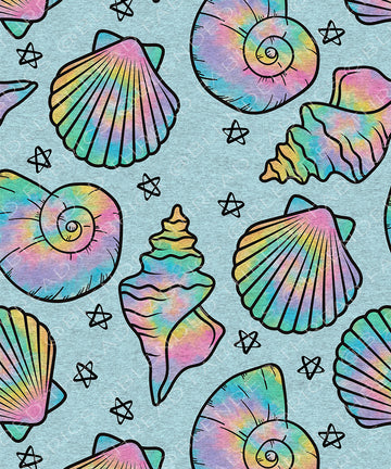 PRE ORDER  - Tie Dye Seashells