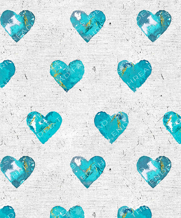 PRE ORDER - Turquoise Hearts