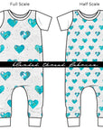 PRE ORDER - Turquoise Hearts