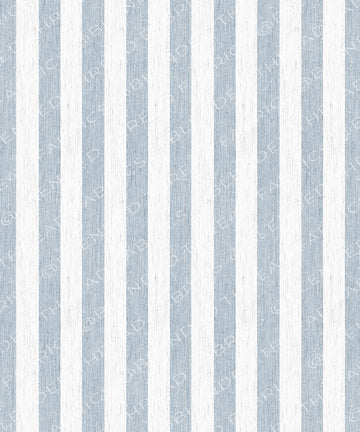 PRE ORDER - Vertical Blue Linen Stripe