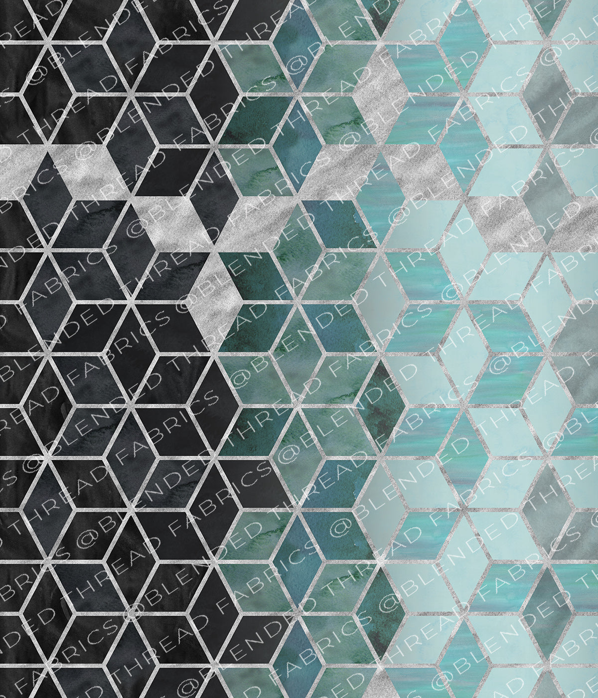 PRE ORDER - Viridescent Geo – Blended Thread Fabrics