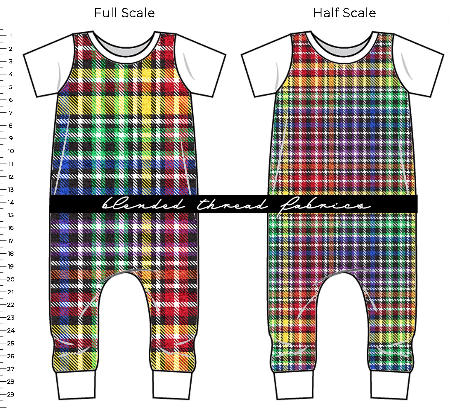 Compressor Plaid PRE ORDER - Vivid Plaid – Blended Thread Fabrics