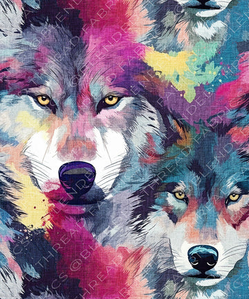 PRE ORDER - Watercolour Wolf