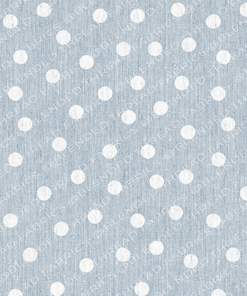 PRE ORDER - White Dots on Sky Blue