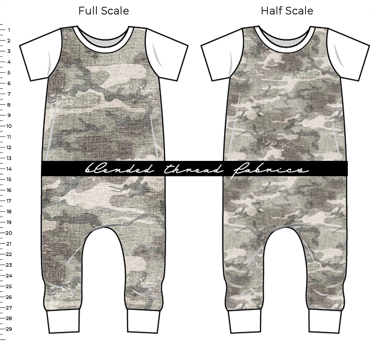 PRE ORDER - Worn Out Camo – Blended Thread Fabrics