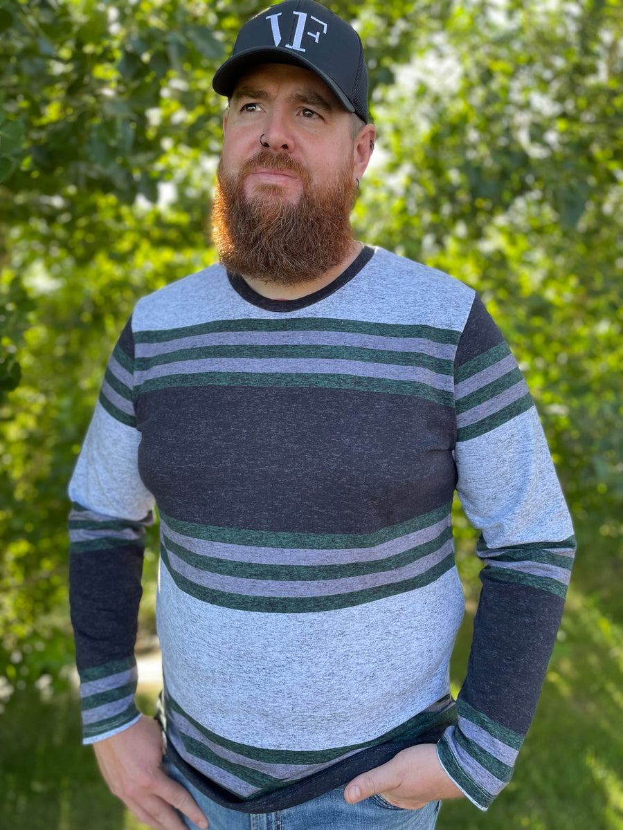R49* - Green Sweater Stripe