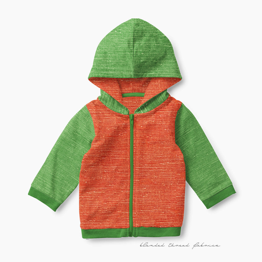 Orange Linen Look
