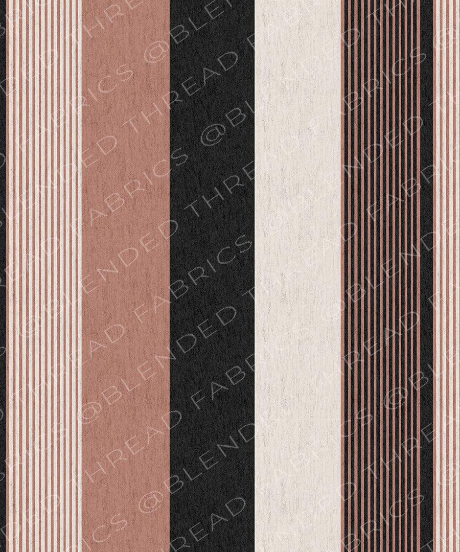 R51* - Pink Cinnamon Vertical Stripe